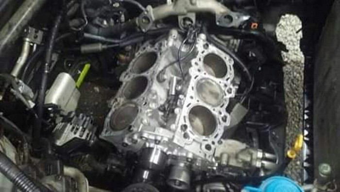 Head gasket, watter pump, timing belt and tensioner