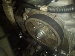 Alighning cam sprocket timing marks