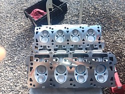 Replacing head gaskets and just did valve job and checked heads for cracks or warpage