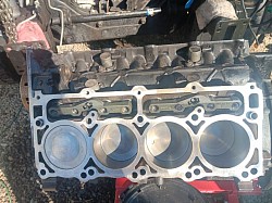 Ckeaned and inspected engine block preping for head gasket replacement