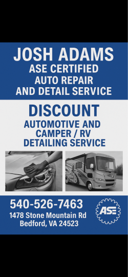 Auto repair flyer and detailing service